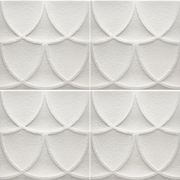 Curve Series White 8x8 Porcelain Tile