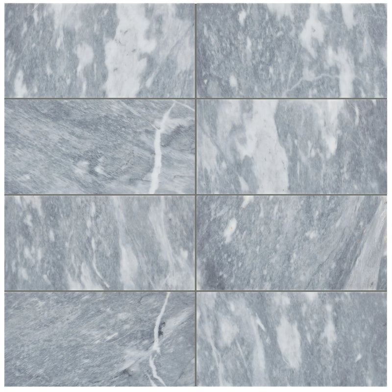 D Blue 12x24 Honed Marble Tile