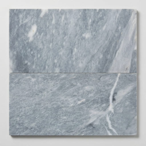 D Blue 12x24 Honed Marble Tile close-up