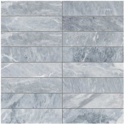 D Blue 4x16 Honed Marble Tile