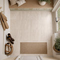 Daino Reale (Scorpio) 12x12 Polished Natural Marble Tile — Mudroom floor