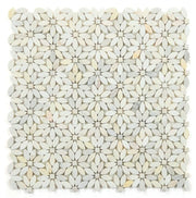 Daisy Wild Eura Wood 2x2 Wood Look Marble Mosaic