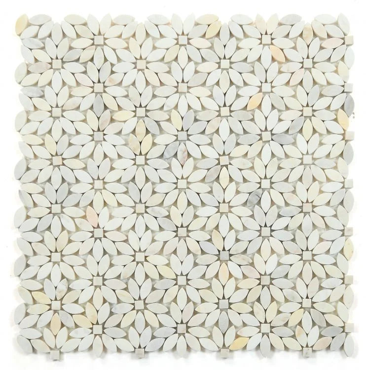 Daisy Wild Eura Wood 2x2 Wood Look Marble Mosaic