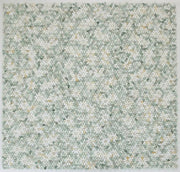 Daisy Wild Green 2x2 Marble Mosaic