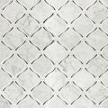 Danza Arabesque Polished Pattern 0.31 Inch Glass Marble Mosaic Tile