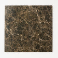 Dark Emprador Marble Tile 12x24 Polished close-up