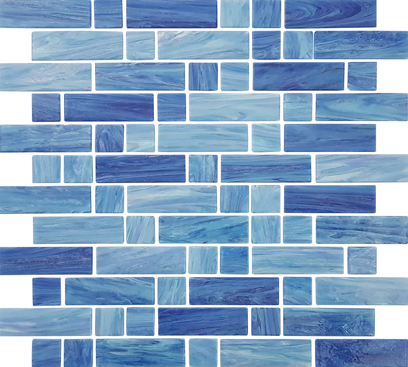 Dash Aegean 12x12 Glass Mosaic Tile