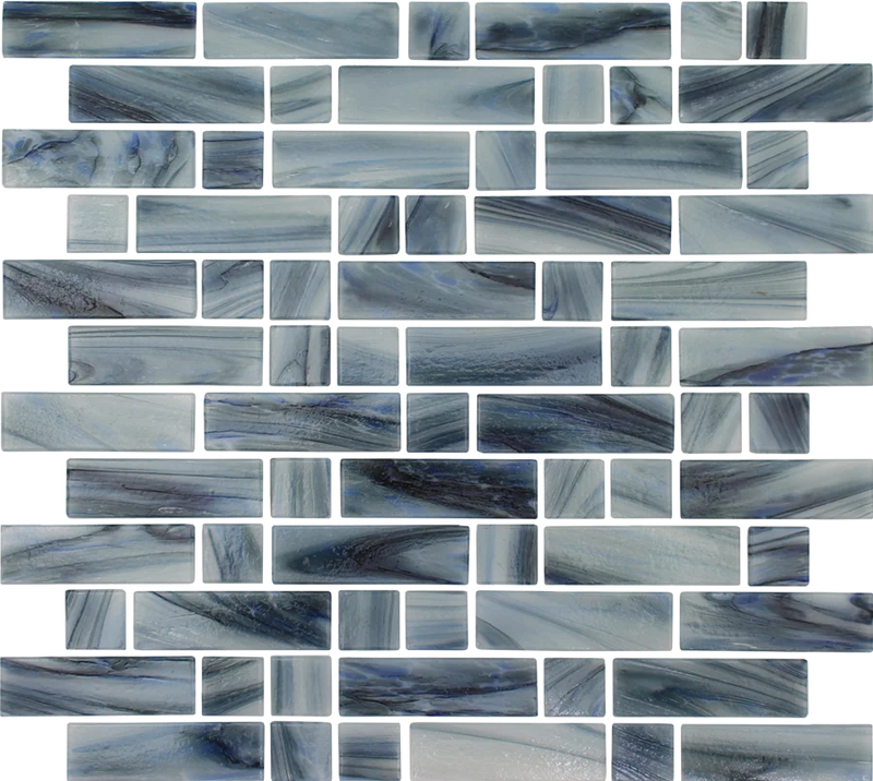 Dash Biscay 12x12 Glass Mosaic Tile