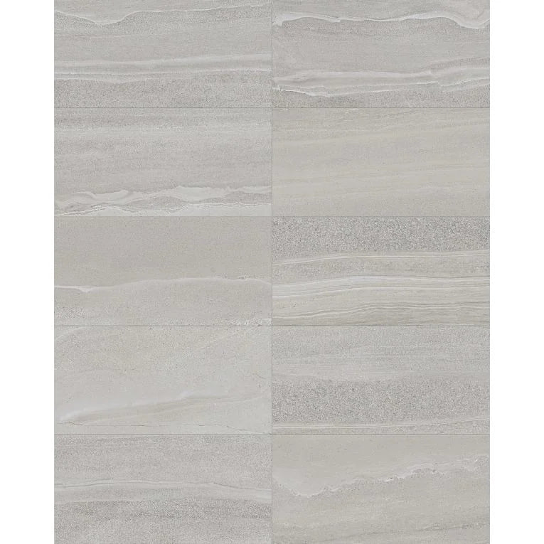 Davenport Ash 3x12 Surface Bullnose Porcelain Trim