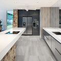 Davenport Ash 3x12 Surface Bullnose Porcelain Trim