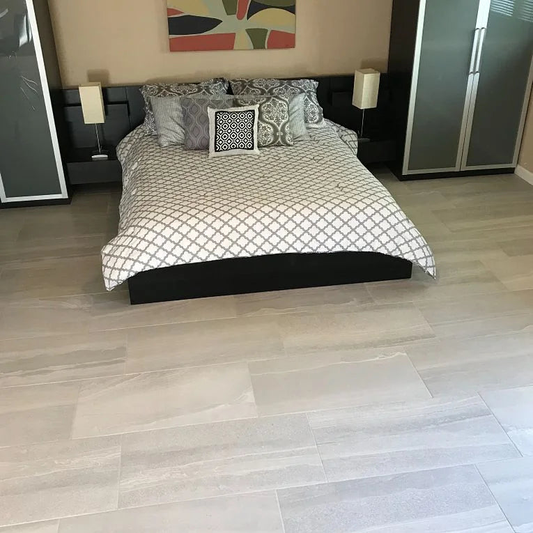 Davenport Ash 3x12 Surface Bullnose Porcelain Trim