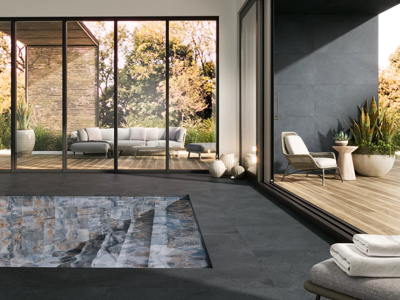 DeepBlue Oxid 6x6 Matte Pressed Porcelain Pool Tile