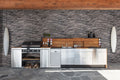 Dekora Ardesia Black 6x24 Matte Porcelain Ledger Stone