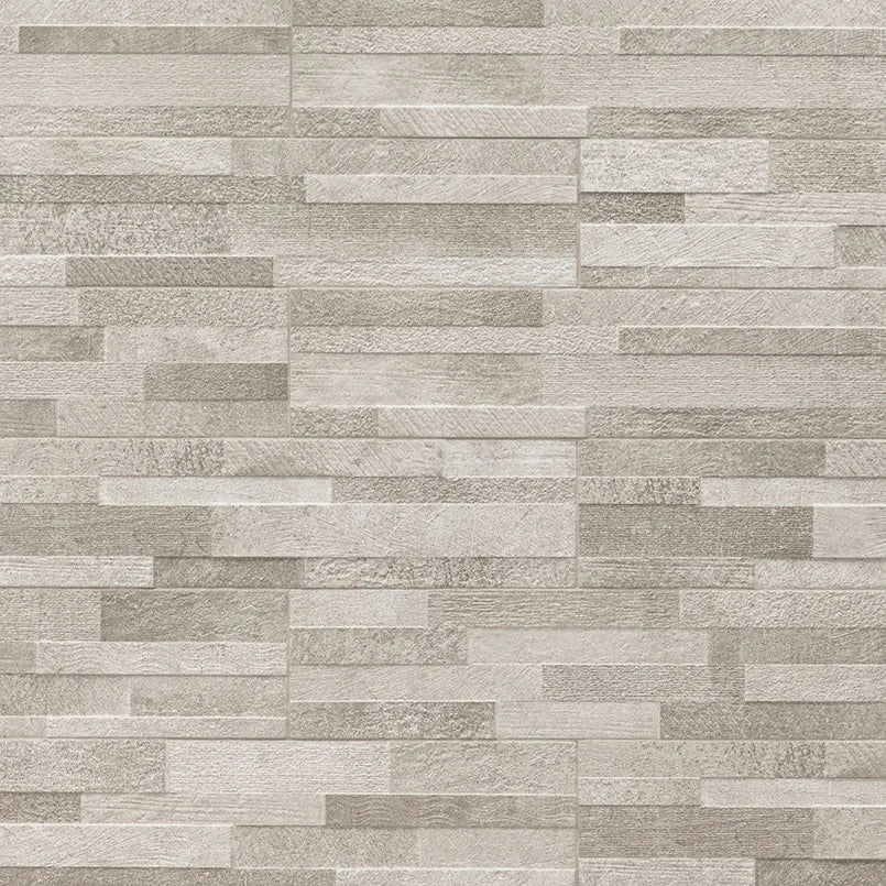 Dekora Nora Cream 6x24 Matte Porcelain Ledger Stone — Solidshape