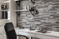 Dekora Palisade Grey 6x24 Matte Porcelain Ledger Stone
