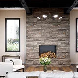 Denali Grey Flats Random Natural PVC Ledger Stone