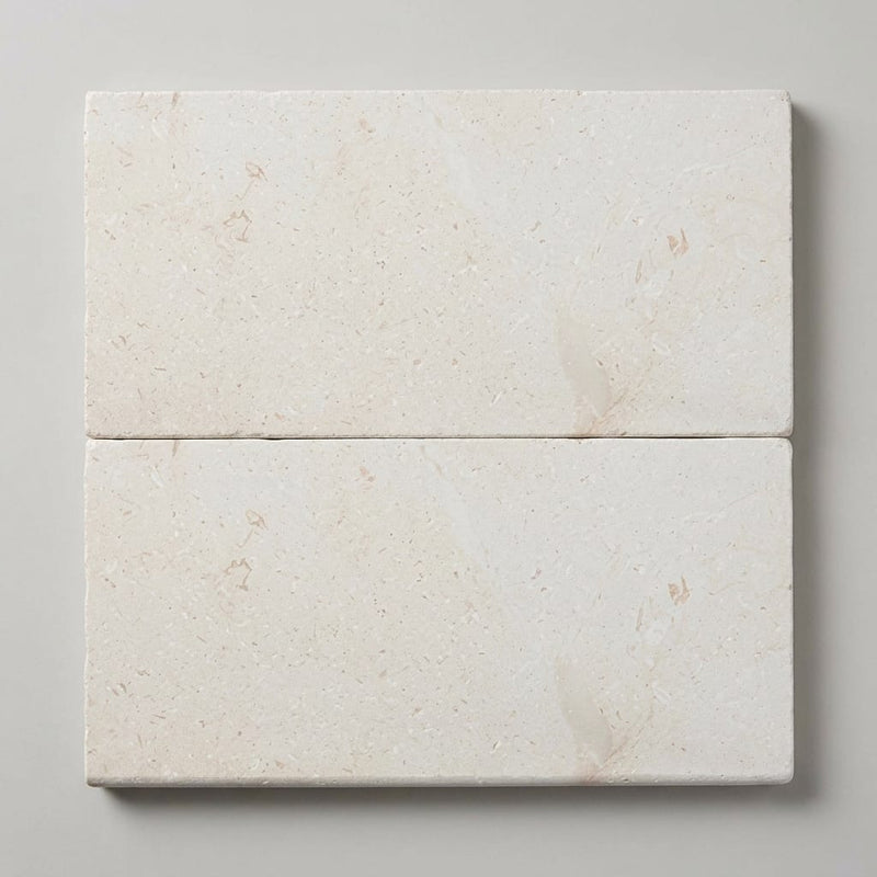 Desert Sand Limestone Tumbled 12 x 24 x 1.25 Bullnose Coping 12x24 close-up
