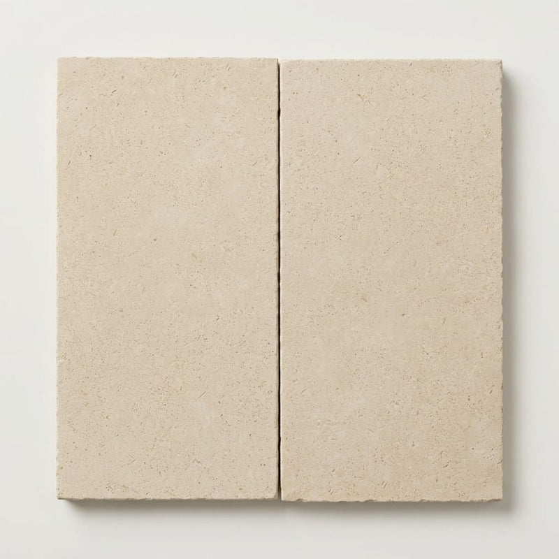 Desert Sand Limestone Tumbled 12 x 24 x 1.25 Paver 12x24 close-up