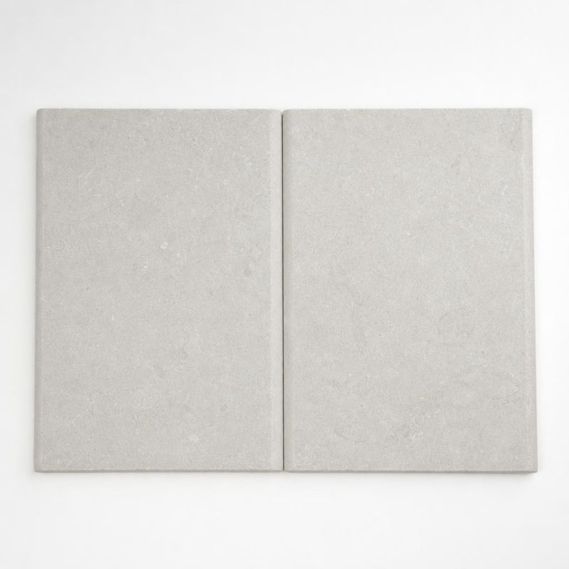 Desert Sand Limestone Tumbled 16 x 24 x 1.25 Bullnose Coping 16x24 close-up