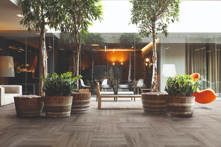 Details Wood Grey 8x48 Plank Wood Look Porcelain Tile