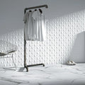 Diamante Cubic White 12x36 Ceramic Wall Tile