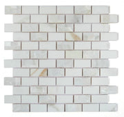 Diana Calacatta 11.75x11.75 Brick Marble Mosaic
