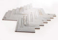 Diana Calacatta 11x11.75 Herringbone Marble Mosaic