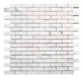 Diana Calacatta 11.75x12 Linear Marble Mosaic