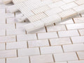 Diana Thassos 11.75x11.75 Brick Marble Mosaic