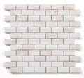 Diana Thassos 11.75x11.75 Brick Marble Mosaic