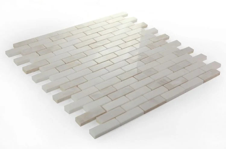 Diana Thassos 11.75x12 Linear Marble Mosaic