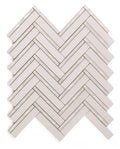 Diana Thassos 11x11.75 Herringbone Marble Mosaic