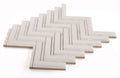 Diana Thassos 11x11.75 Herringbone Marble Mosaic