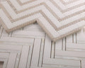 Diana Thassos 11x11.75 Herringbone Marble Mosaic