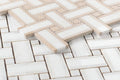 Diana Thassos 12.25x12.25 Cross Marble Mosaic