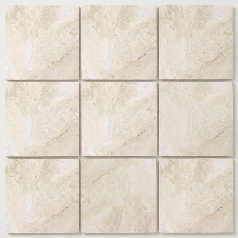 Diano Royal (Queen Beige) Marble 12x12 Honed Tile close-up
