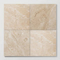 Diano Royal (Queen Beige) Marble 18x18 Honed Tile close-up