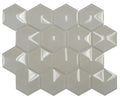 Dimension Grey 12x12 Iridescent Square Glass Mosaic