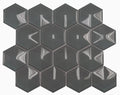 Dimension Grey 12x12 Iridescent Square Glass Mosaic