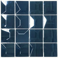 Dimension Royal Blue 12x12 Iridescent Square Glass Mosaic