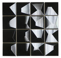 Dimension Royal Blue 12x12 Iridescent Square Glass Mosaic