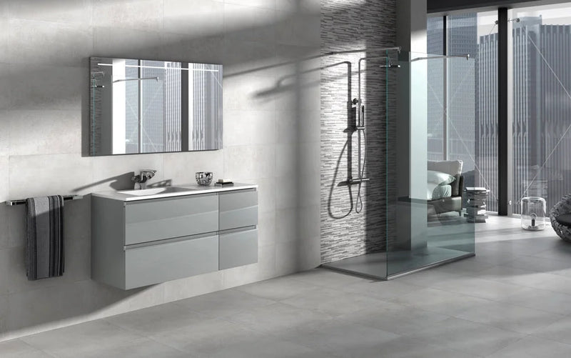 Direction Grey 12x24 Matte Porcelain Wall Tile