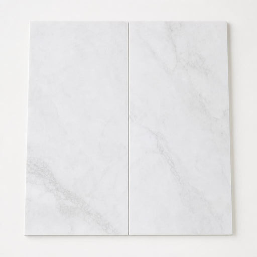 Dolamiti Ice 12x24 Polished Marble Tile close-up