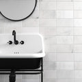 Dolamiti Ice 2x4 Polished Marble Mosaic Tile