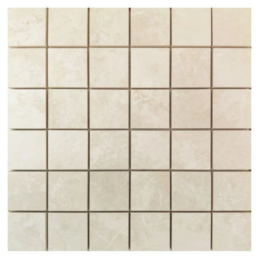 Dolomia Cream 2x2 Natural Stone Look Porcelain Mosaic
