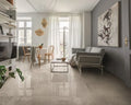Dolomia Grey 24x24 Polished Stone Look Porcelain Tile