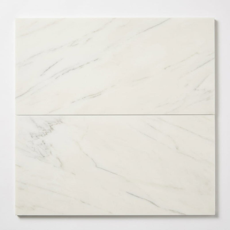 Dolomite 12x24 Honed Marble Tile close-up