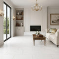 Dolomite 12x24 Honed Marble Tile — Living Room floor