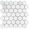 Dolomite White Arch Honed Marble Mosaic