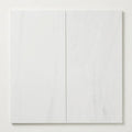 Dolomite White 12x24 Honed Marble Tile close-up
